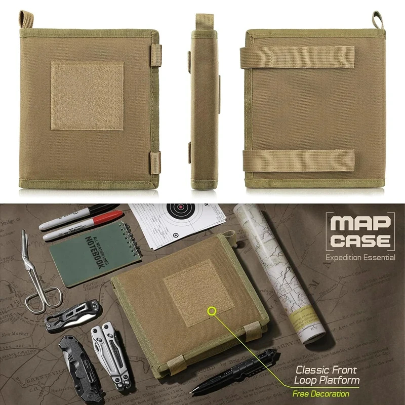 Outdoor Hunting Maps - حقيبة أكسفورد لحمل الخرائط قابلة للطي،