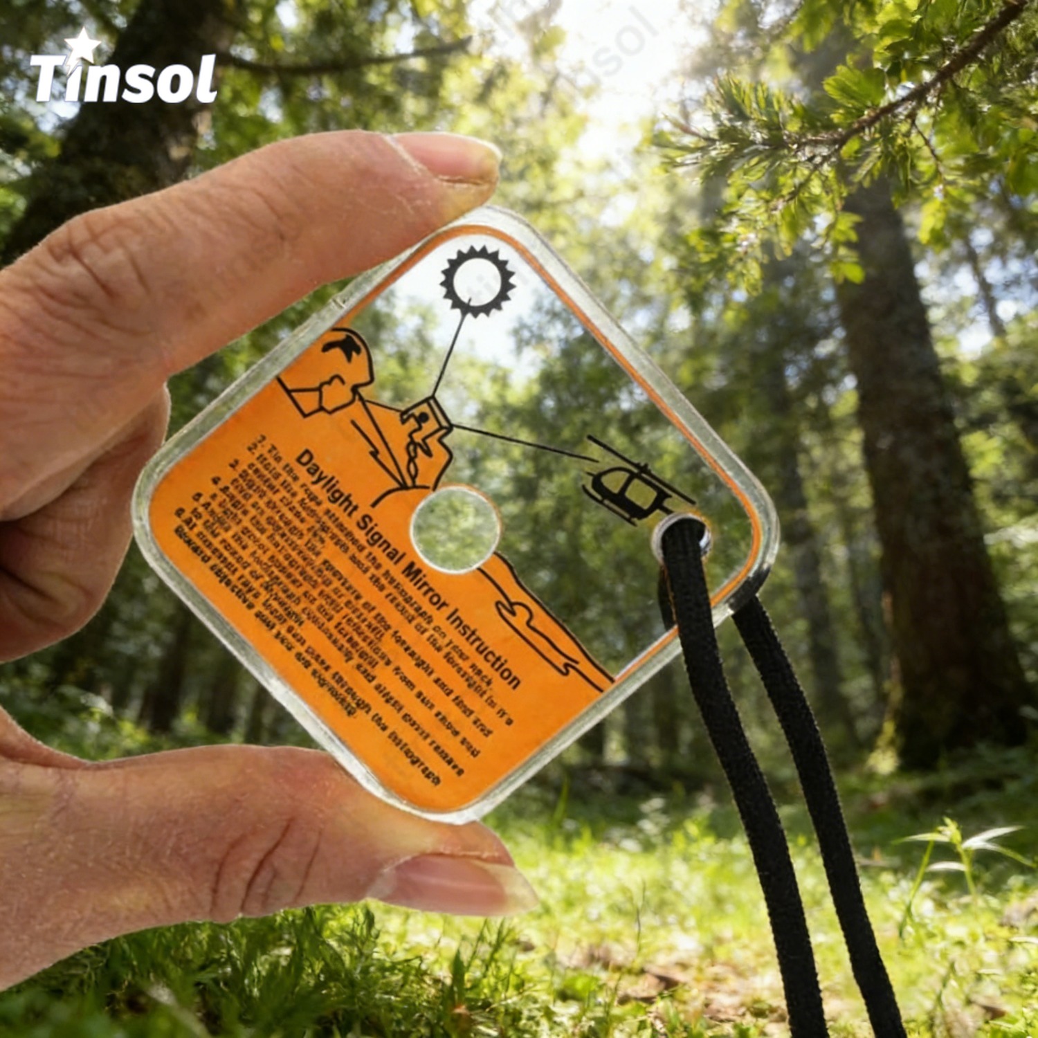 Field Dressing Kit - مرآة إشارة عاكسة جديدة للبقاء على
