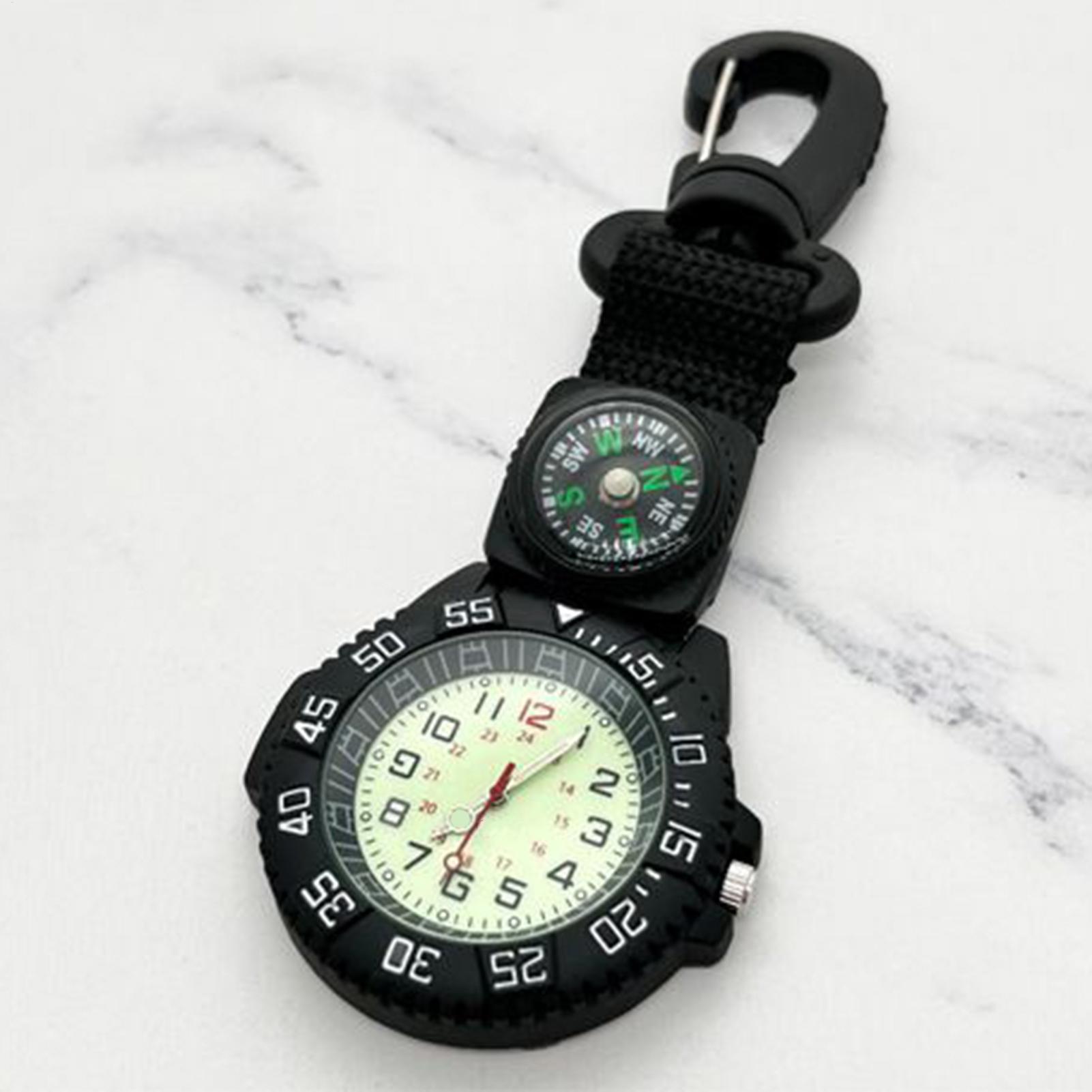 Hunting Outdoor Watch - ساعة بوصلة مضيئة مقاومة للماء مع