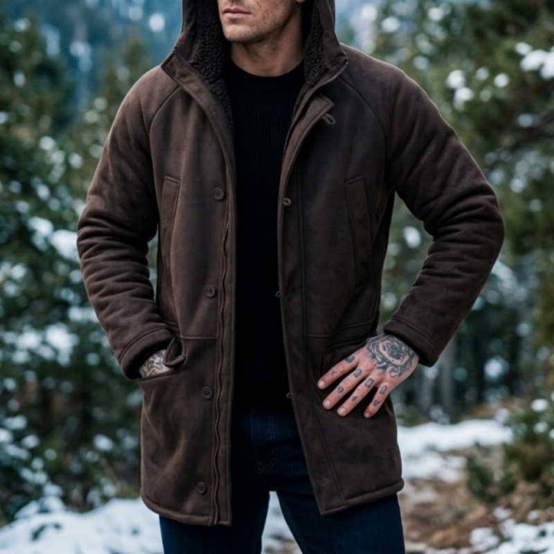 جاكيت شتوي جديد للرجال مبطن با - مراجعة Outdoor Hunting Coat وسعره