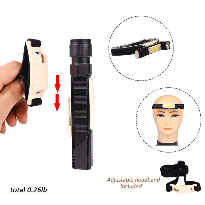Handfree التكتيكية مصباح يدوي  - مراجعة Headlamp Tactical Bright وسعره