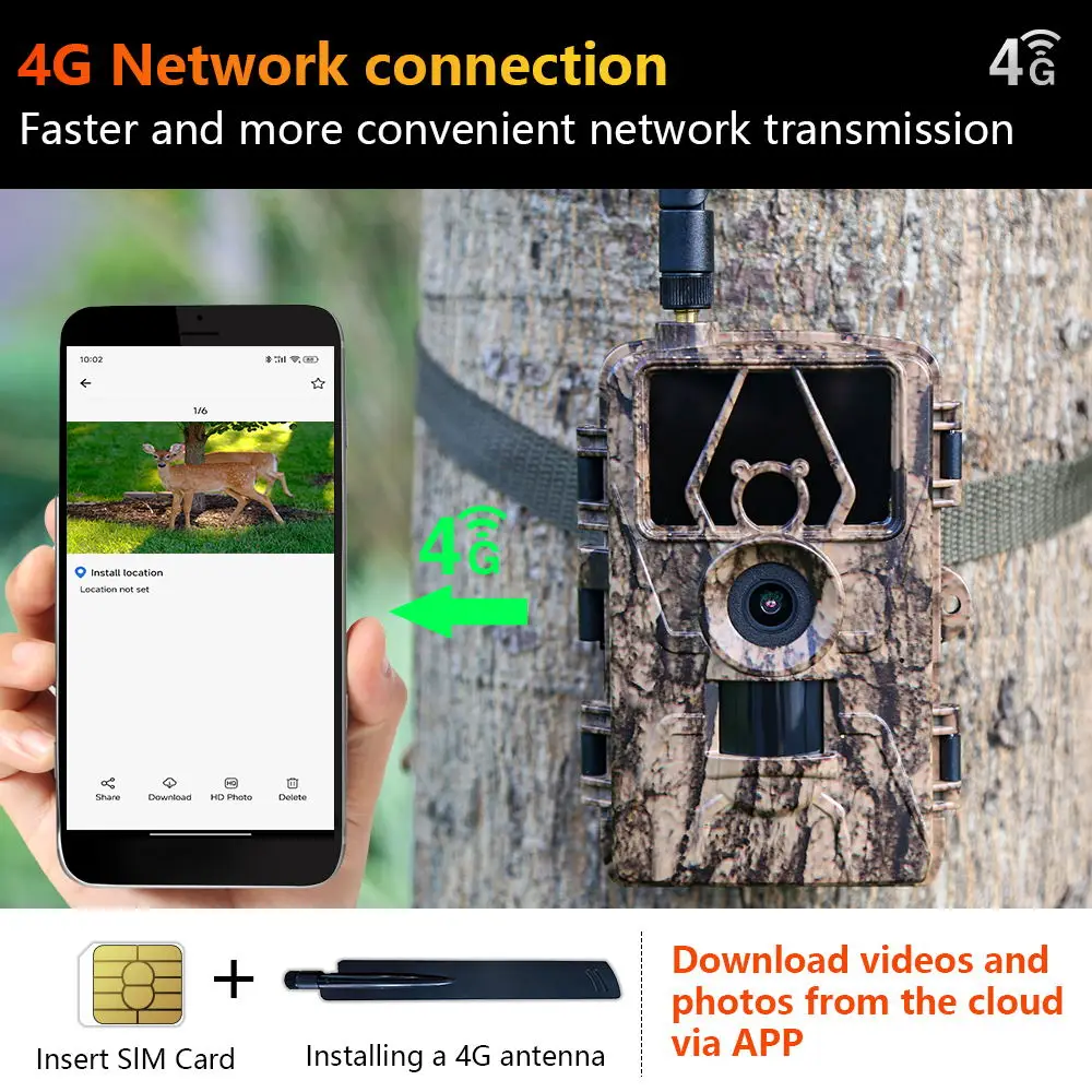 1 قطعة HD8K كاميرا تعمل بالأشع - مراجعة Outdoor Hunting Video Camera وسعره
