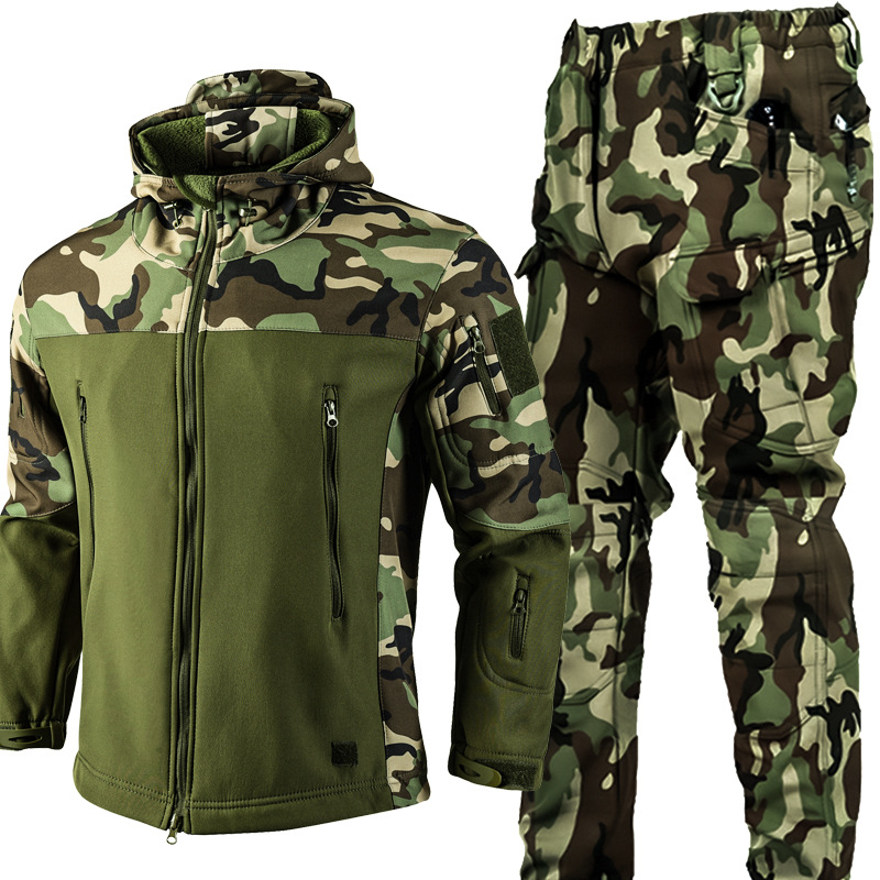 طقم سترة وبنطلون رجالي 3 في 1  - مراجعة Outdoor Hunting Pants Women وسعره