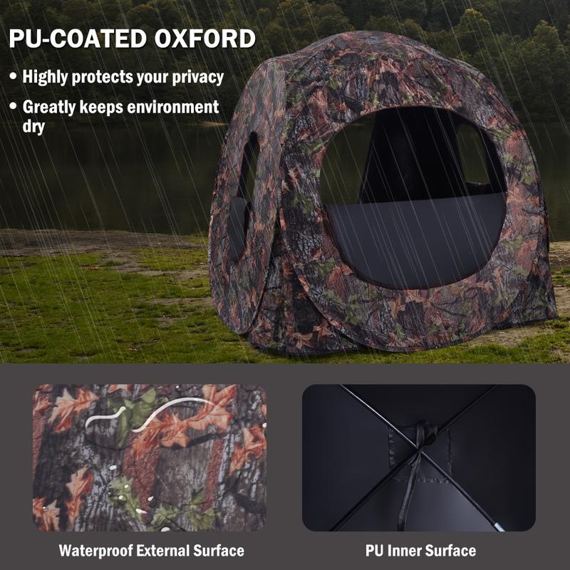 خيمة صيد قابلة للطي لثلاثة أشخ - مراجعة Outdoor Hunting Tent وسعره