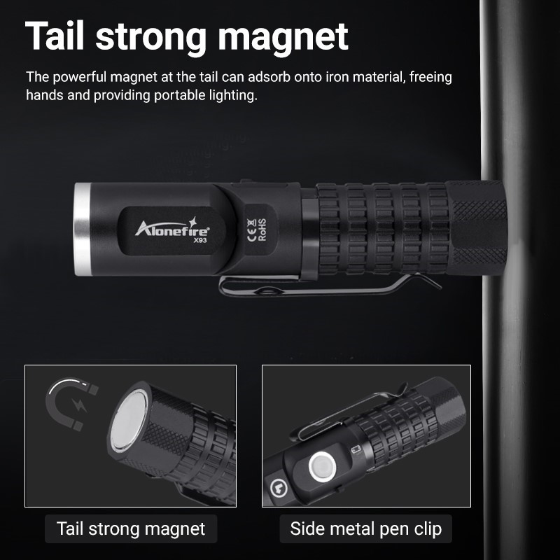 كشاف ليد مغناطيسي P8 90 ° تويس - مراجعة Headlamp Tactical Bright وسعره