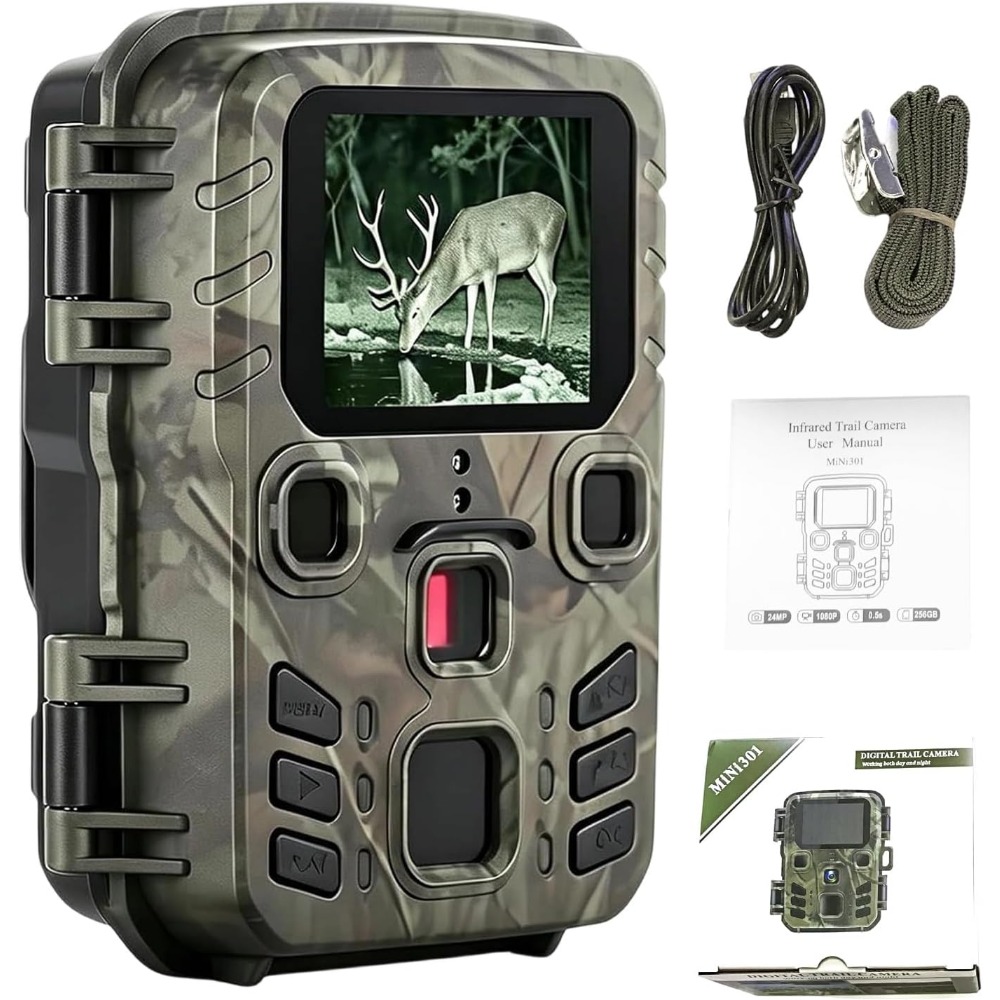 كاميرا لعبة درب صغيرة رؤية ليل - مراجعة Outdoor Hunting Video Camera وسعره