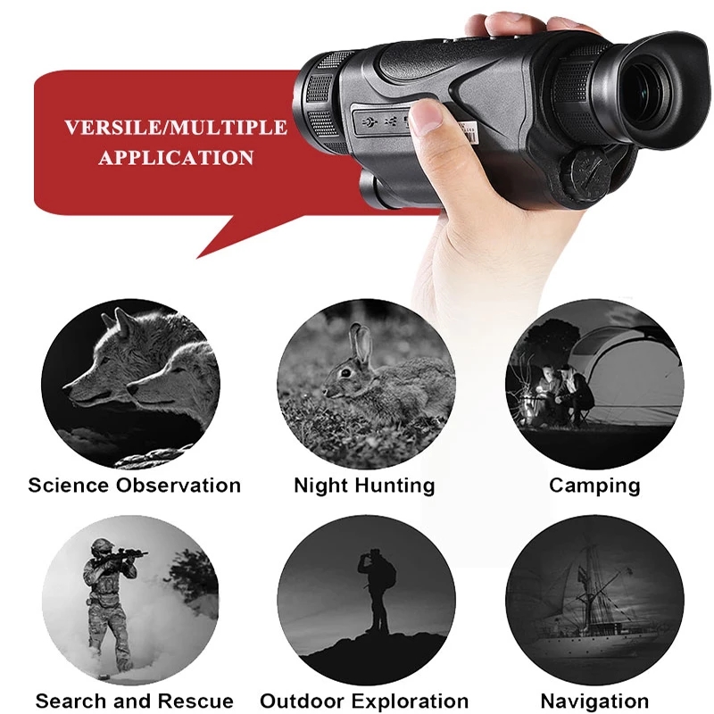 HD الرقمية للرؤية الليلية أحاد - مراجعة Outdoor Hunting Video Camera وسعره