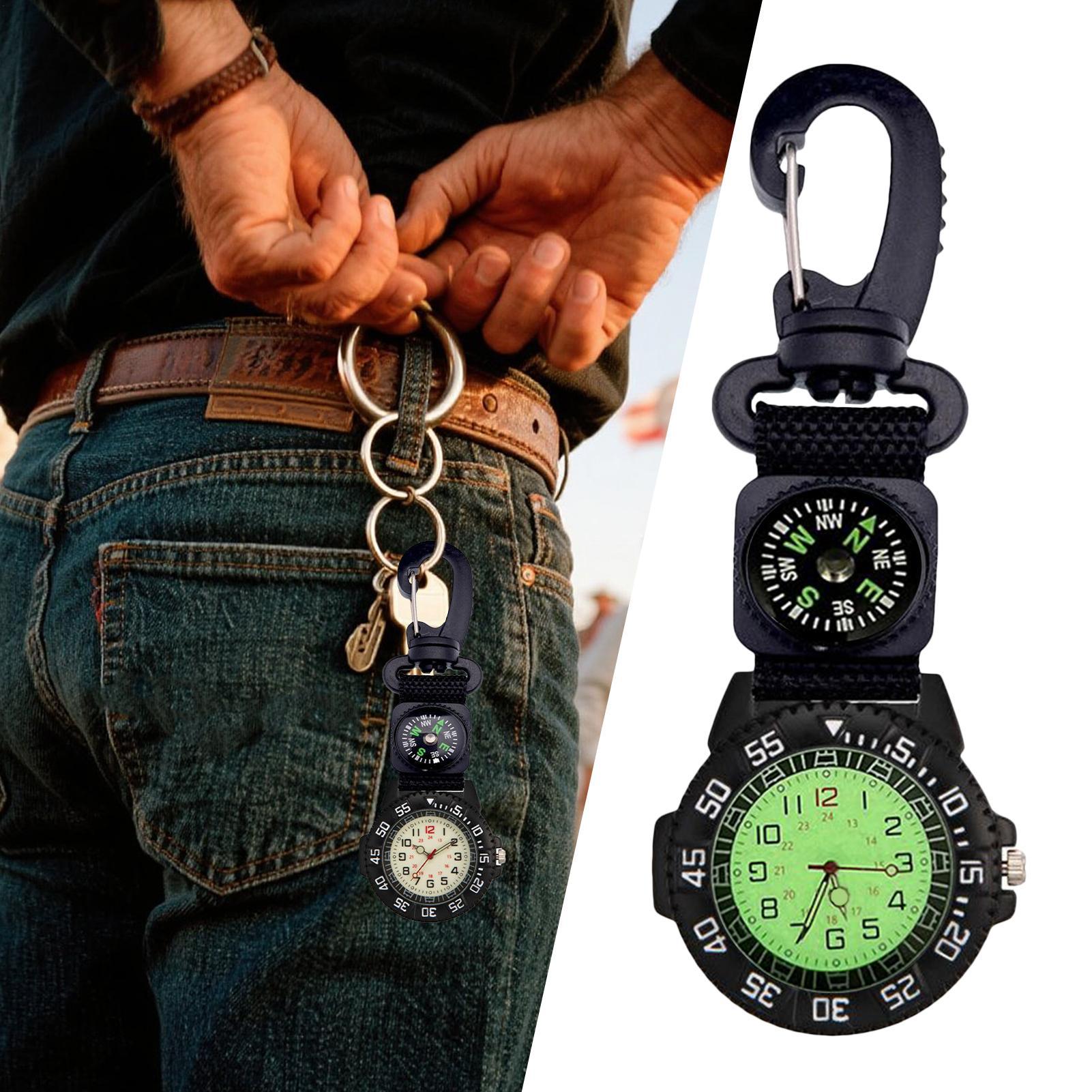 ساعة بوصلة مضيئة مقاومة للماء  - مراجعة Hunting Outdoor Watch وسعره