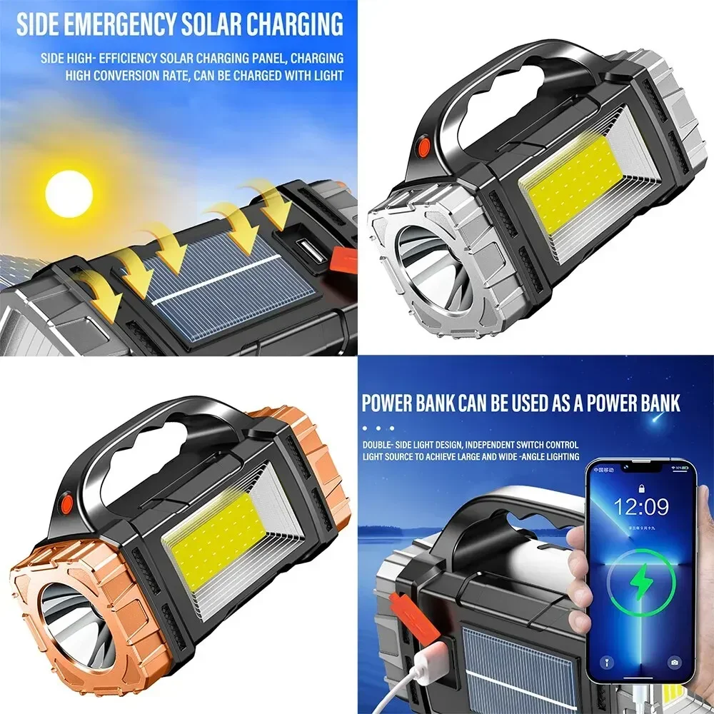 مصباح يدوي قوي محمول USB الشعل - مراجعة Hunting Fishing Outdoor وسعره