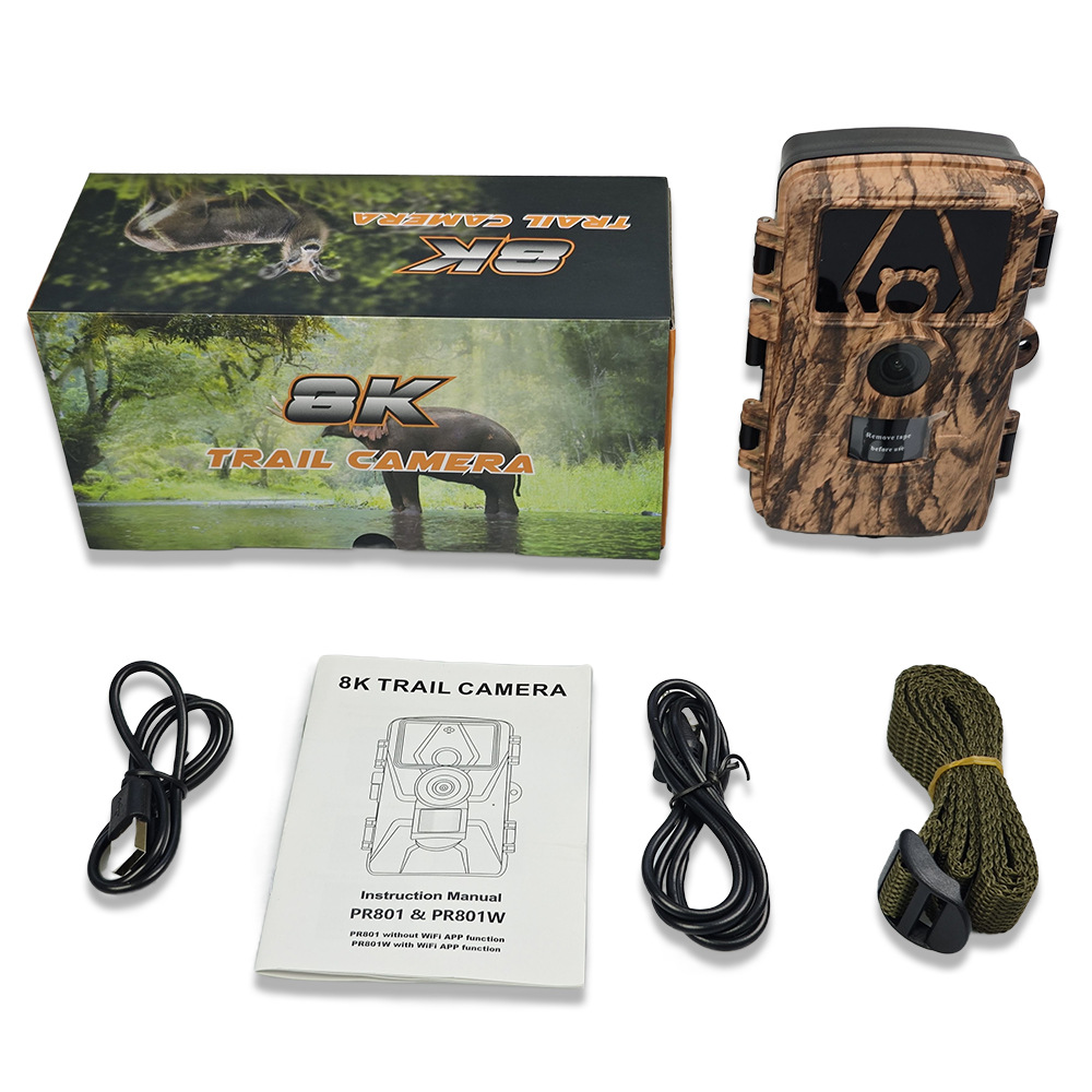 كاميرا PR801W فائقة الوضوح بدق - مراجعة Outdoor Hunting Video Camera وسعره