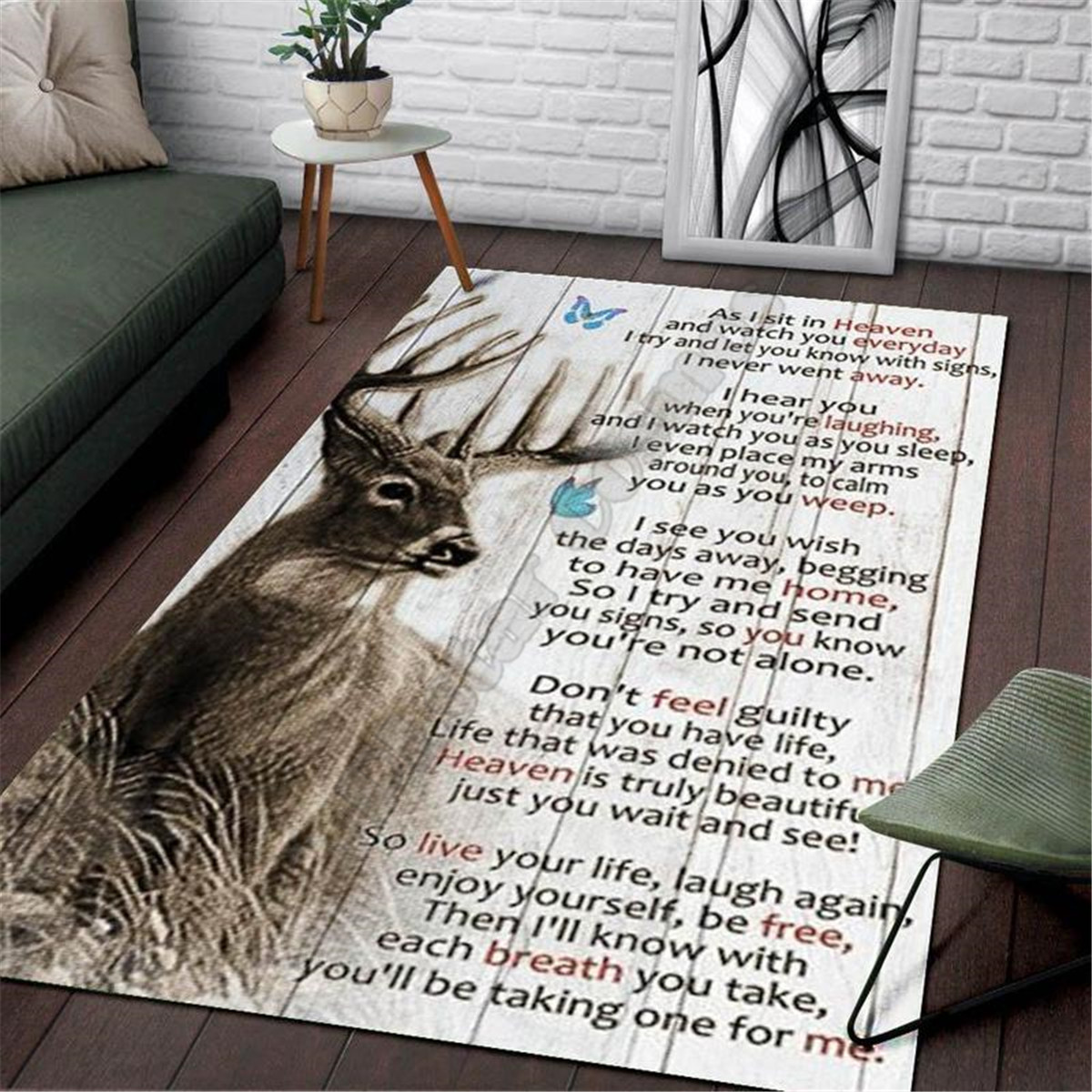 سجادة بتصميم منطقة صيد الغزلان - مراجعة Hunting Outdoor Mat وسعره