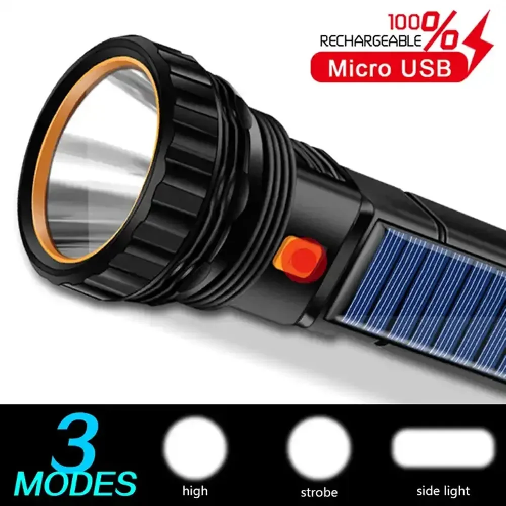 مصباح يدوي LED شمسي متعدد الوظ - مراجعة Hunting Fishing Outdoor وسعره