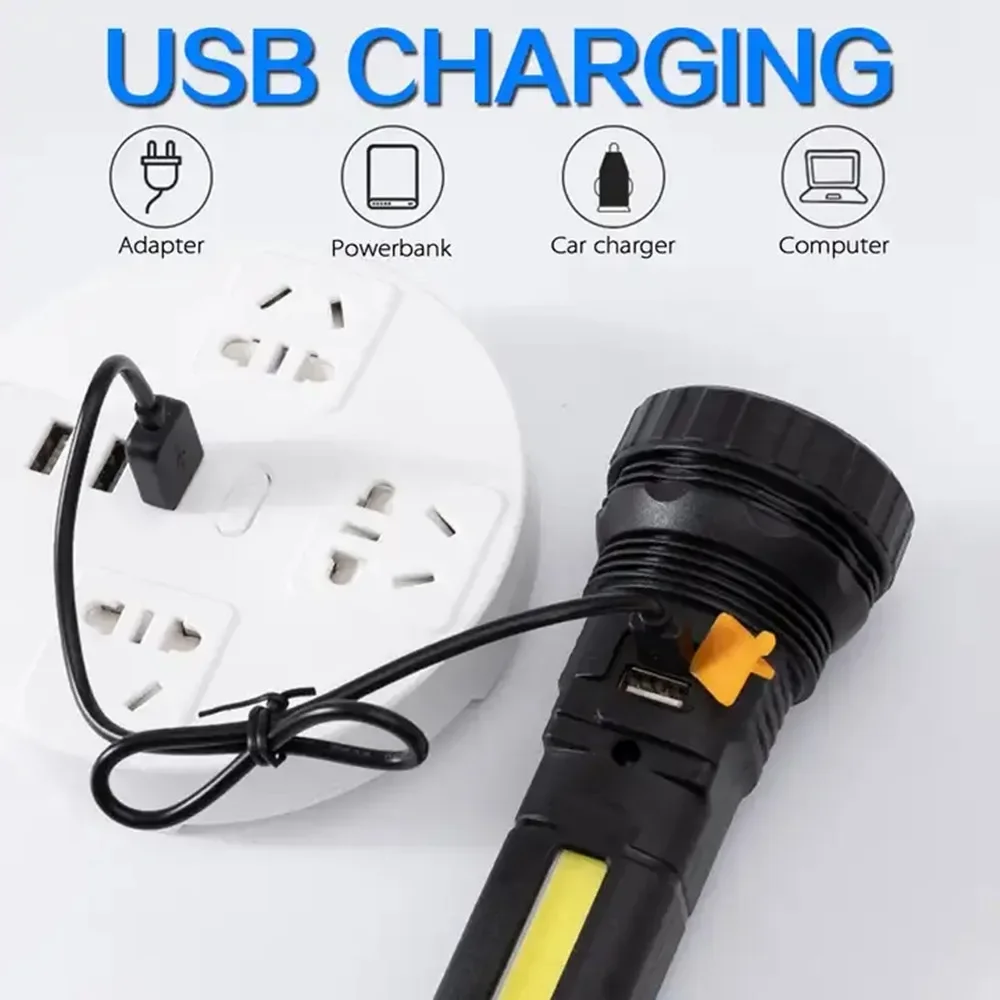 مصباح يدوي LED شمسي متعدد الوظ - مراجعة Hunting Fishing Outdoor وسعره